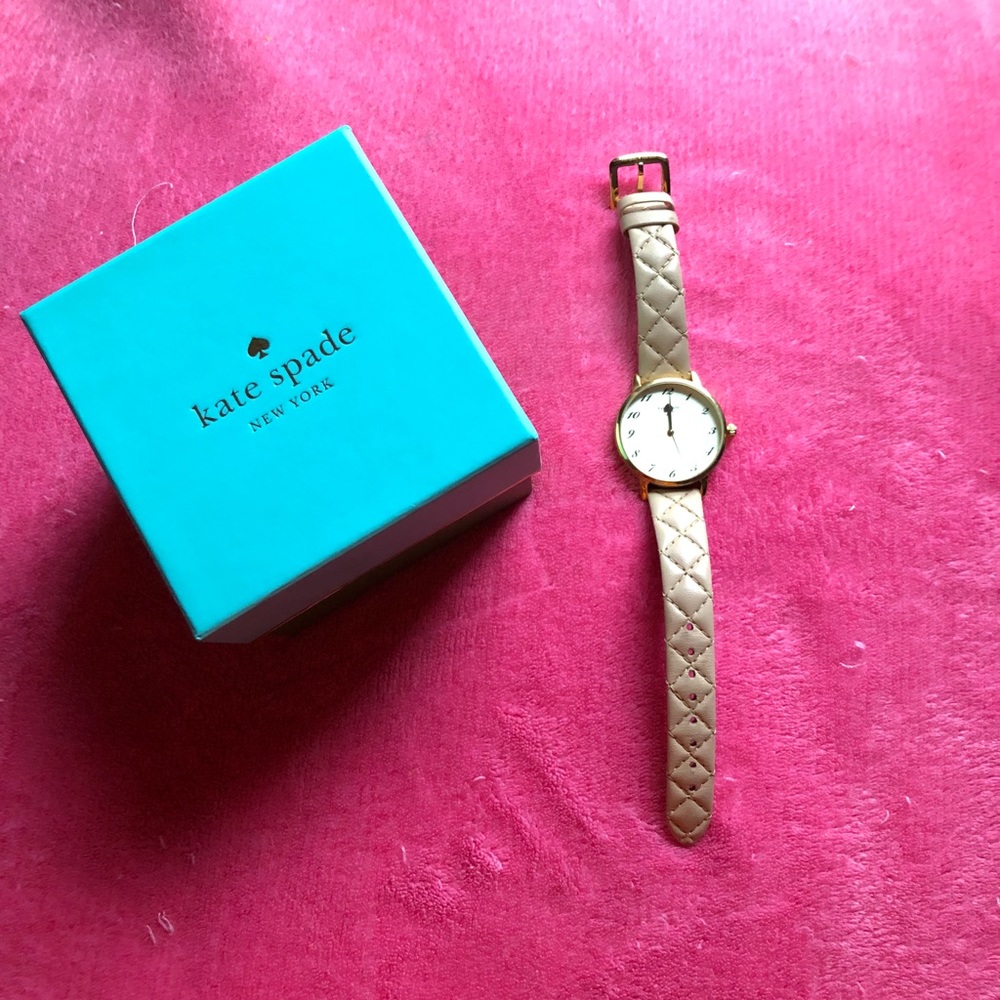 Kate Spade Beige Champagne Watch